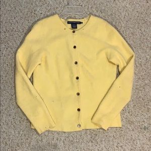 Yellow Cashmere Cardigan